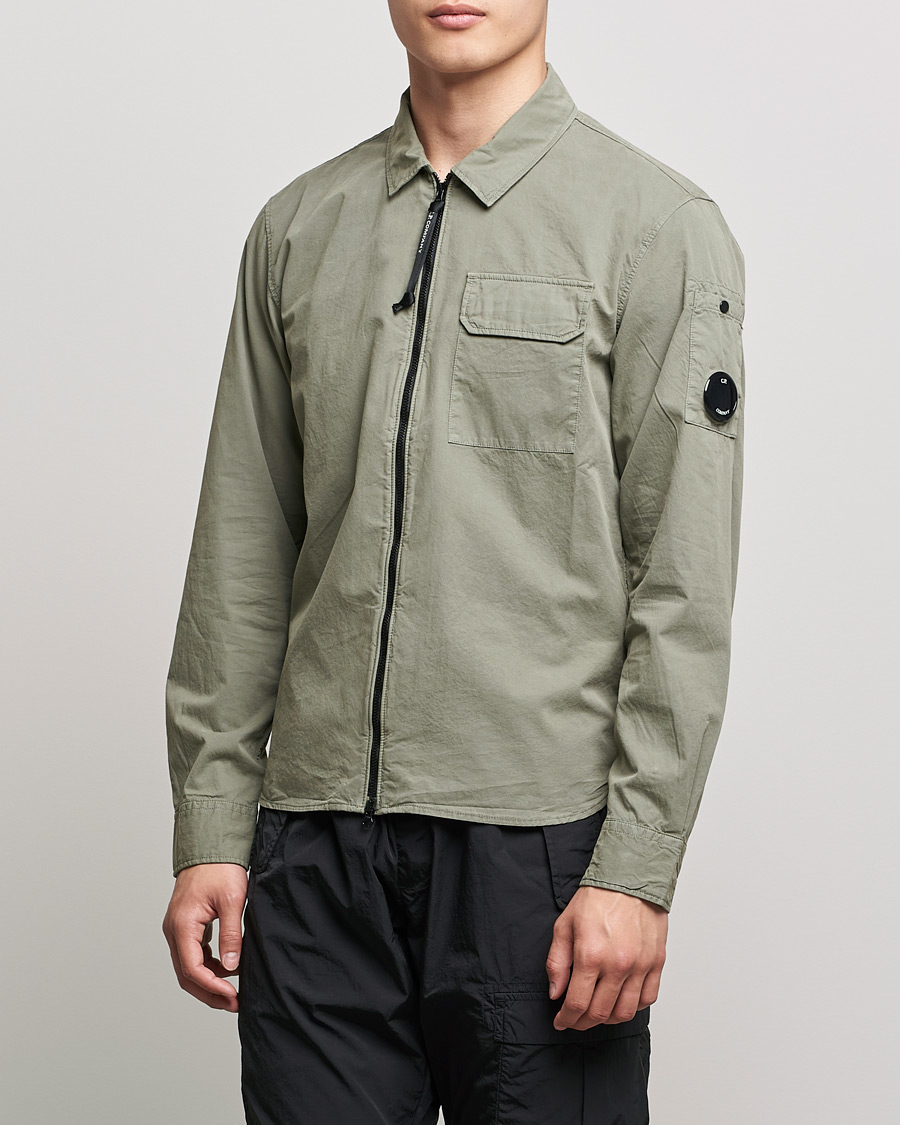 Men | Casual | C.P. Company | Garment Dyed Gabardine Overshirt Green