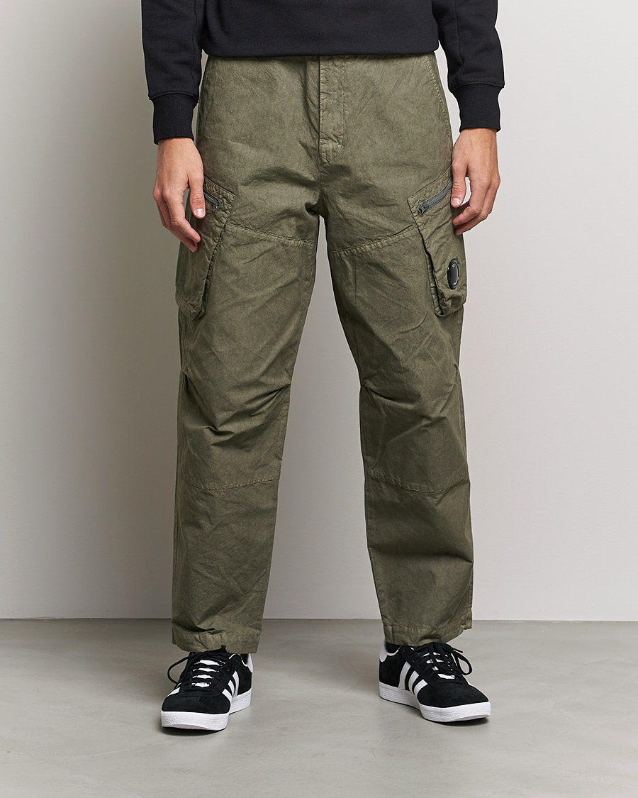 Men | C.P. Company | C.P. Company | Ba-Tic Loose Fit Cargo Pants Green