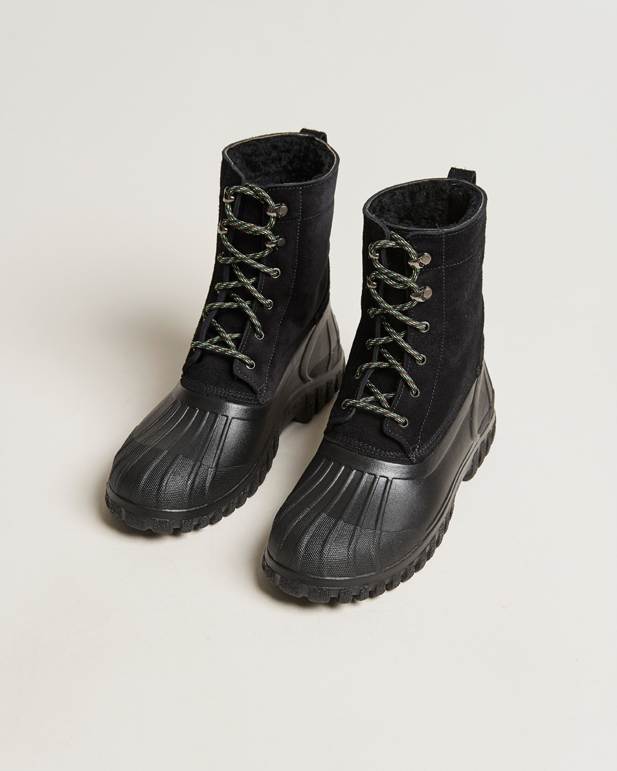 Men | Lace-up Boots | Diemme | Anatra Shearling Boot Black