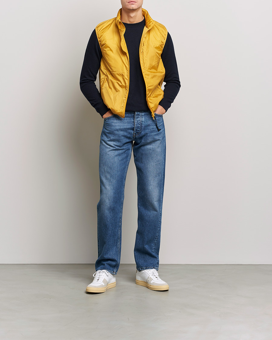 Men | Autumn Jackets | Aspesi | Jil Padded Vest Yellow