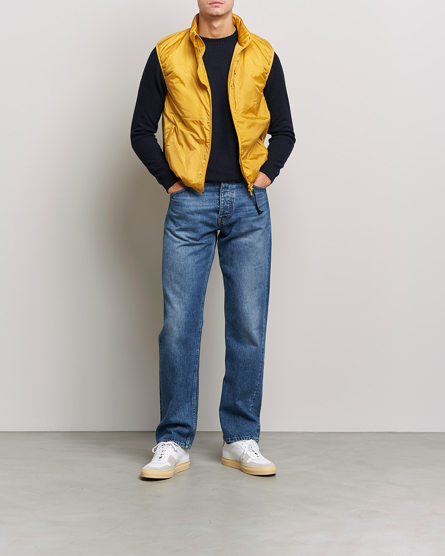 Men | Gilets | Aspesi | Jil Padded Vest Yellow