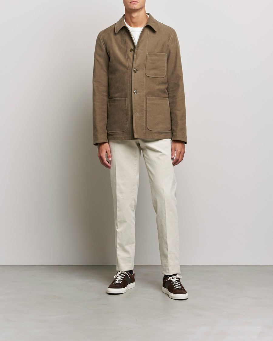 Men | Coats & Jackets | Aspesi | Tadao Shirt Jacket Light Military
