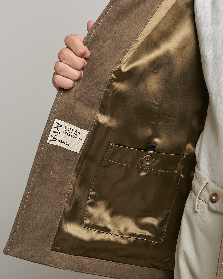 Men | Coats & Jackets | Aspesi | Tadao Shirt Jacket Light Military