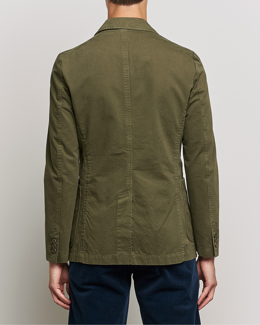 Men | Blazers | Aspesi | Murakami Cotton Blazer Military Green