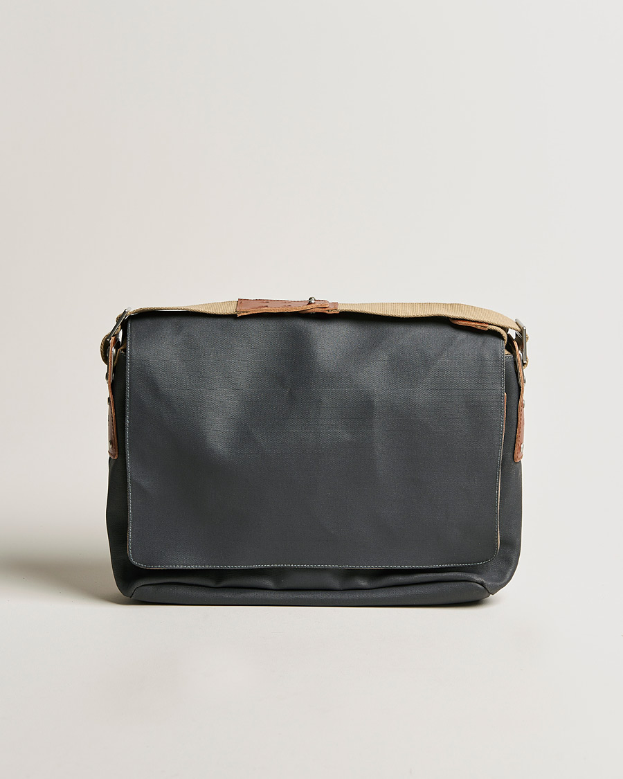 Men | Brooks England Barbican Cotton Canvas 13L Shoulder Bag Grey | Brooks England | Barbican Cotton Canvas 13L Shoulder Bag Grey