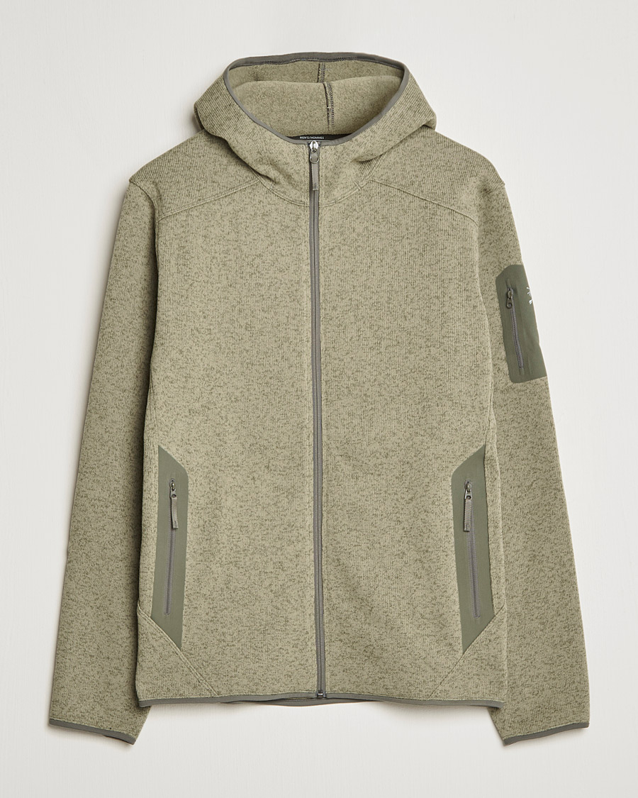 Men | Sweaters & Knitwear | Arc'teryx | Covert Full Zip Hood Forage Heather