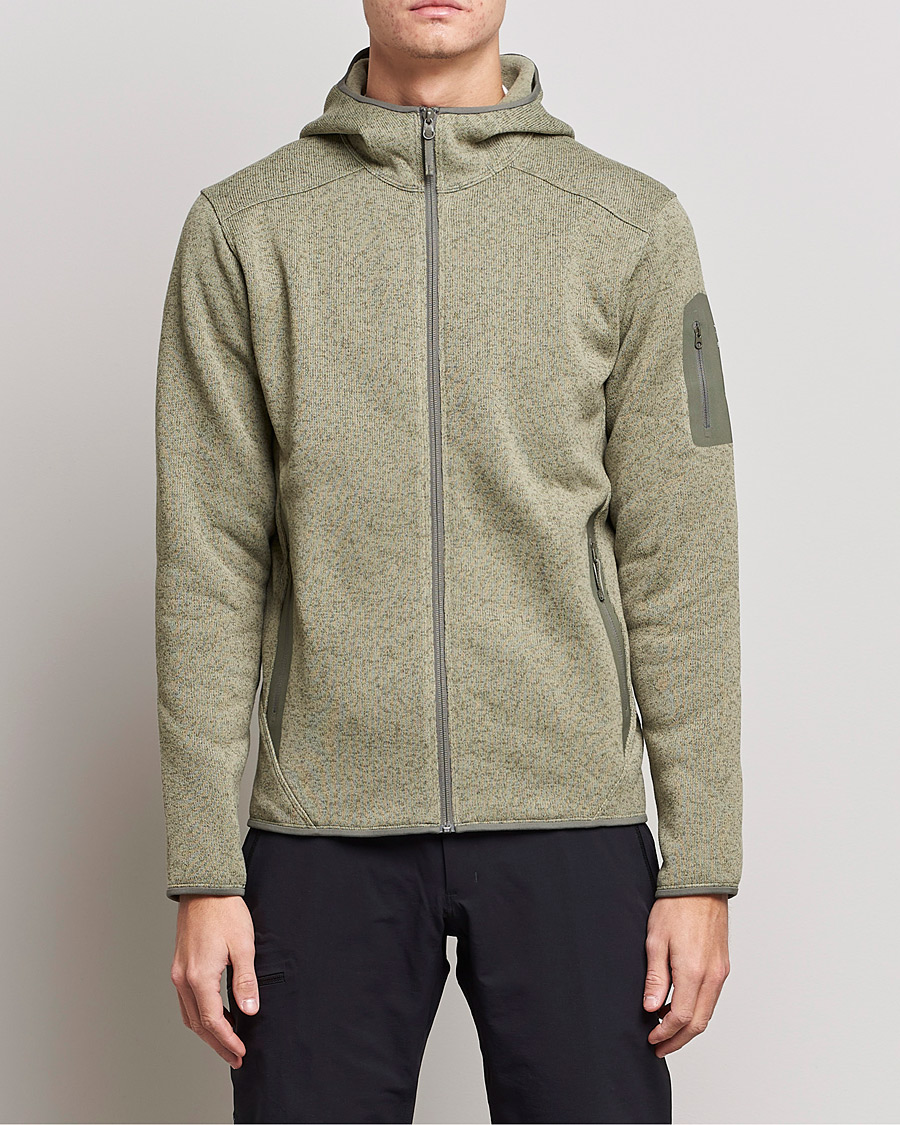 Men | Sweaters & Knitwear | Arc'teryx | Covert Full Zip Hood Forage Heather