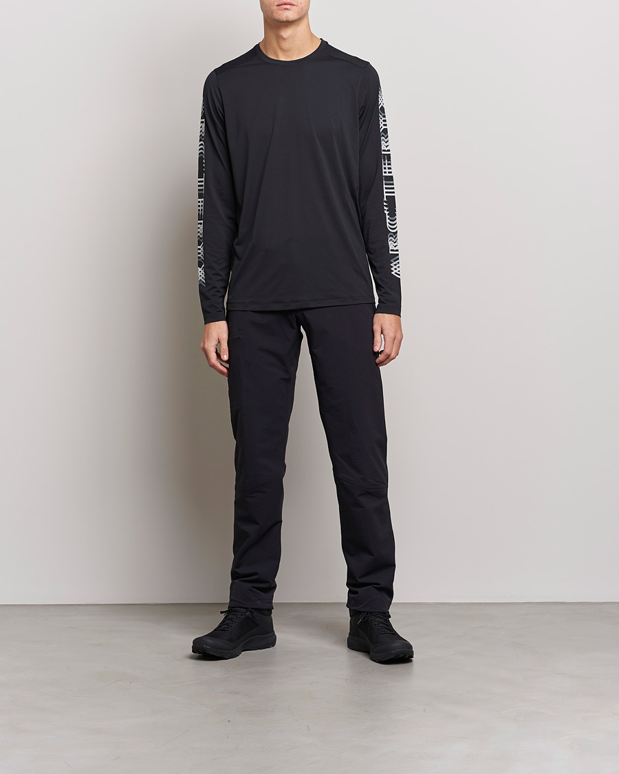 Men | T-Shirts | Arc'teryx | Cormac Logo Crew Neck Black