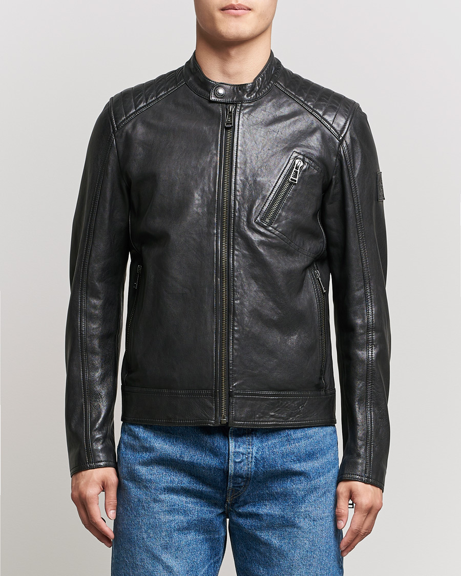 Men | Belstaff | Belstaff | V Racer 2.0 Leather Jacket Black