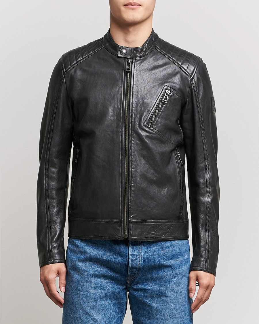 Men | Coats & Jackets | Belstaff | V Racer 2.0 Leather Jacket Black