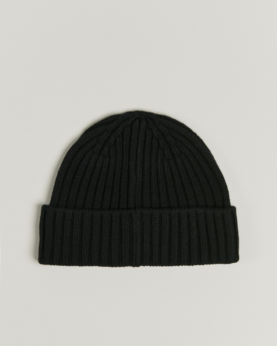 Men | Belstaff Watch Wool Beanie Black | Belstaff | Watch Wool Beanie Black