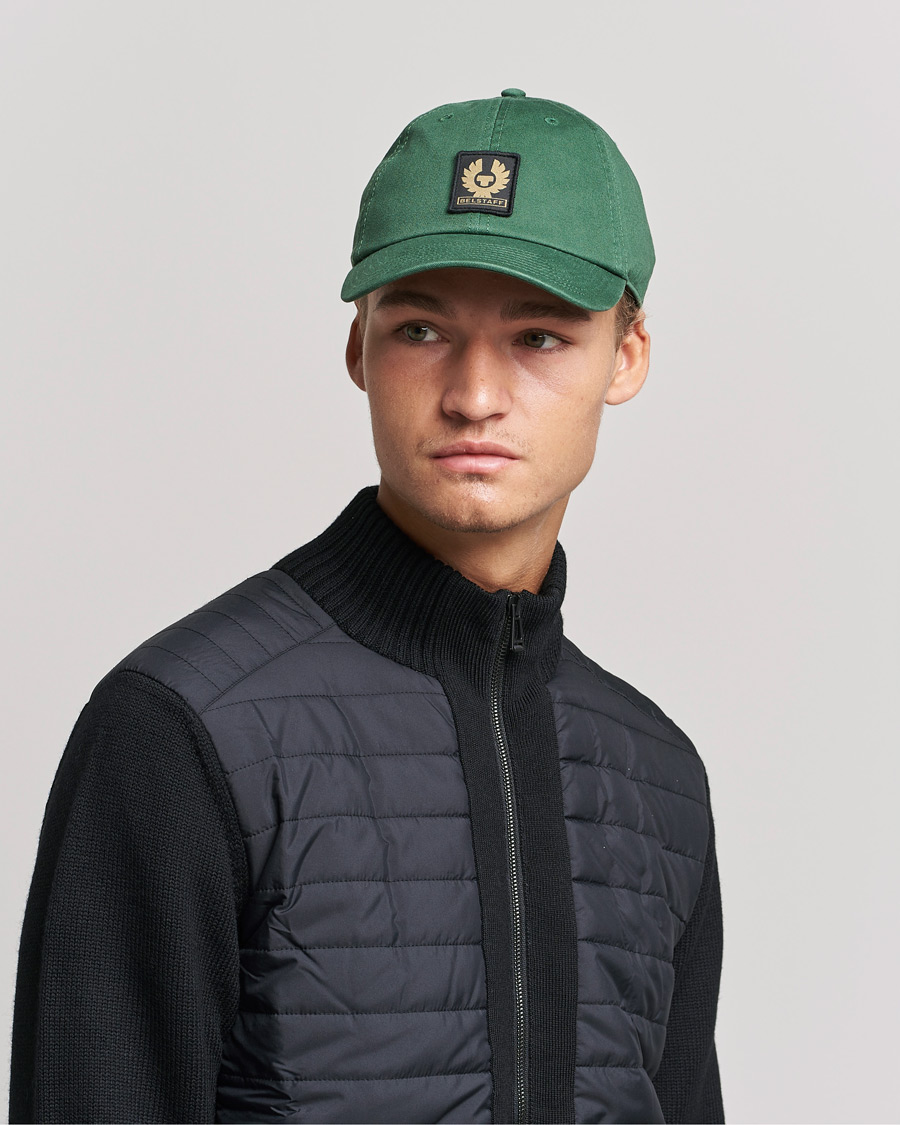 Men | Belstaff Phoenix Logo Cap Graph Green | Belstaff | Phoenix Logo Cap Graph Green