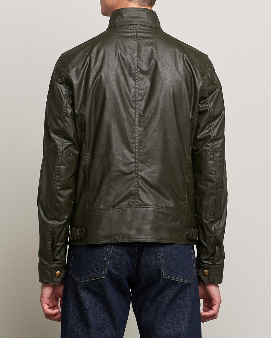 Men | Coats & Jackets | Belstaff | Racemaster Waxed Jacket Faded Olive