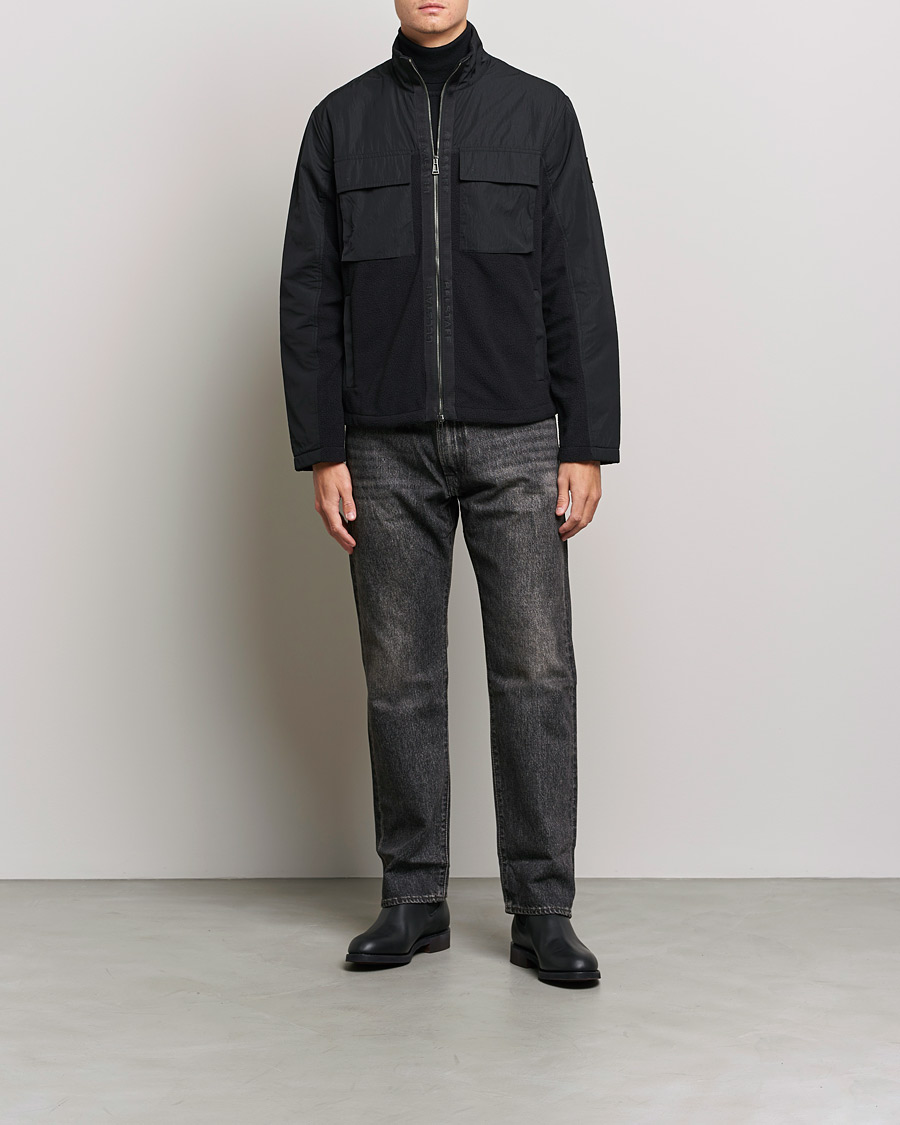 Men | Coats & Jackets | Belstaff | Halstead Fleece Jacket Black