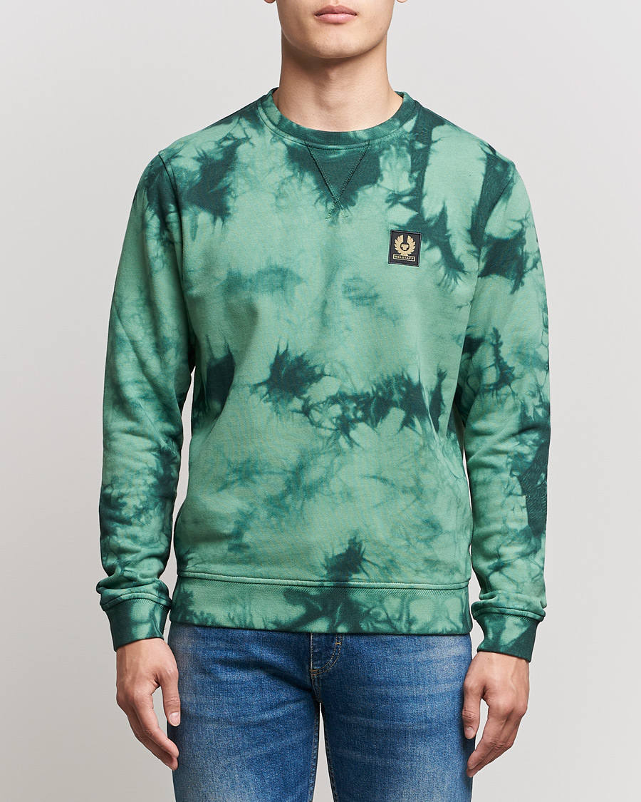 Men |  | Belstaff | Surface Batik Sweatshirt Graph Green