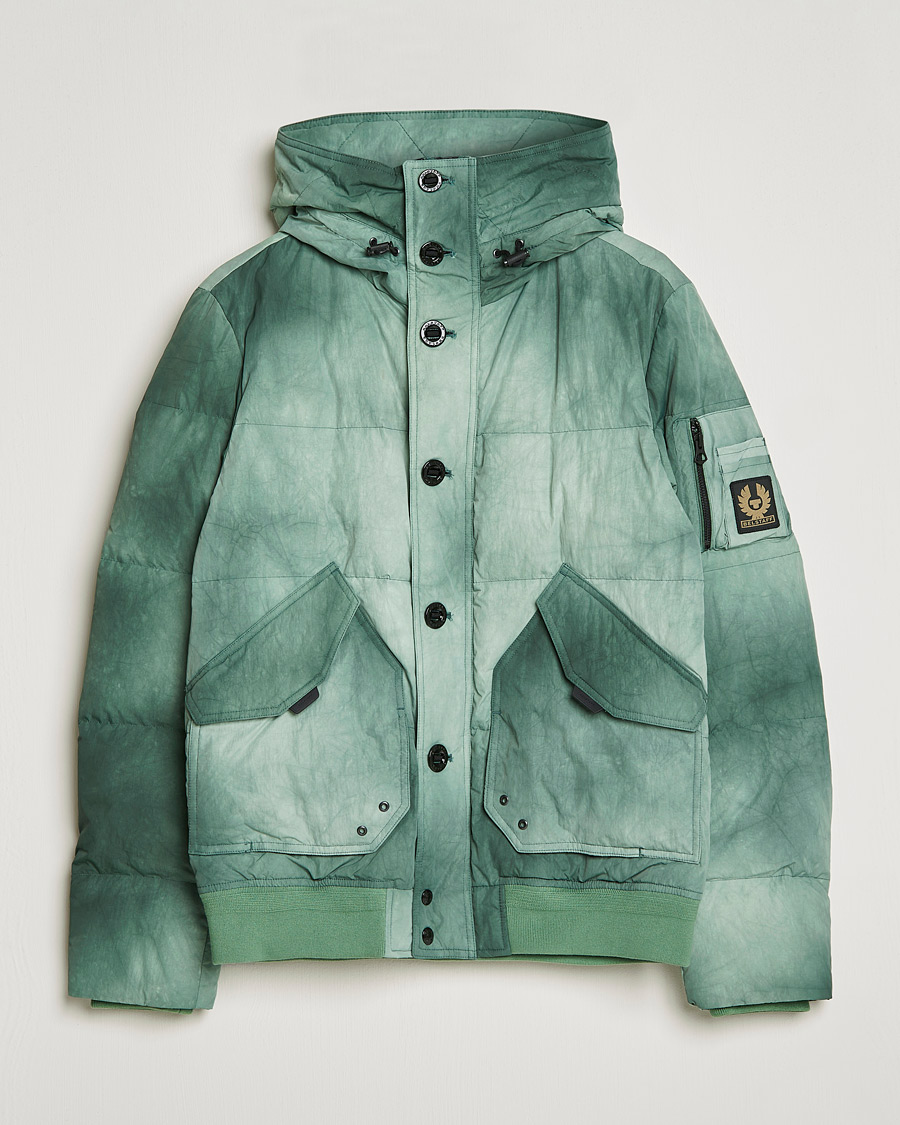 Men | Coats & Jackets | Belstaff | Radar Batik Hooded Jacket Graph Green
