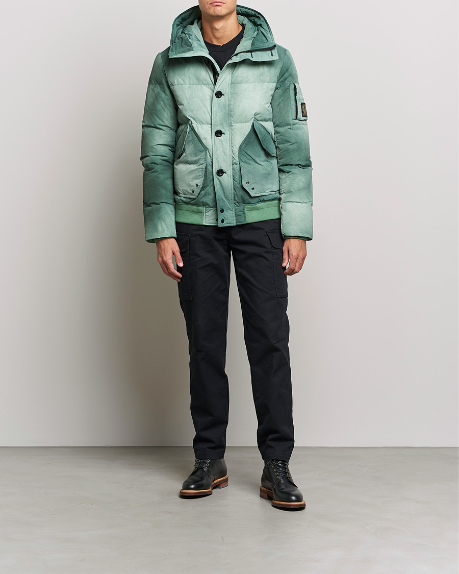 Men | Coats & Jackets | Belstaff | Radar Batik Hooded Jacket Graph Green
