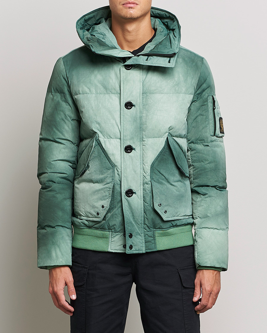 Men | Coats & Jackets | Belstaff | Radar Batik Hooded Jacket Graph Green