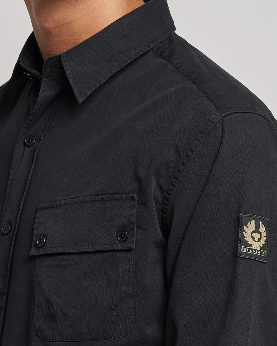 Men | Shirts | Belstaff | Pitch Cotton Pocket Shirt Black
