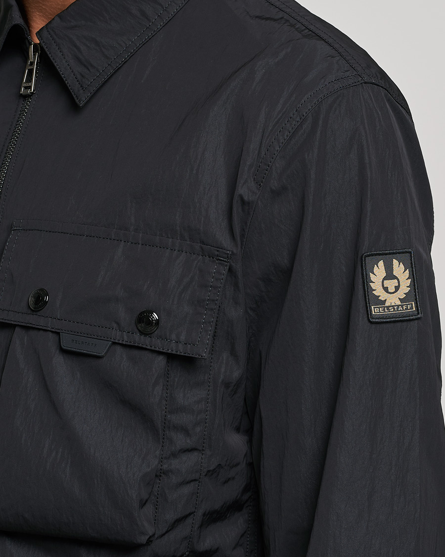 Men | Shirts | Belstaff | Tactical Nylon Pocket Overshirt Black
