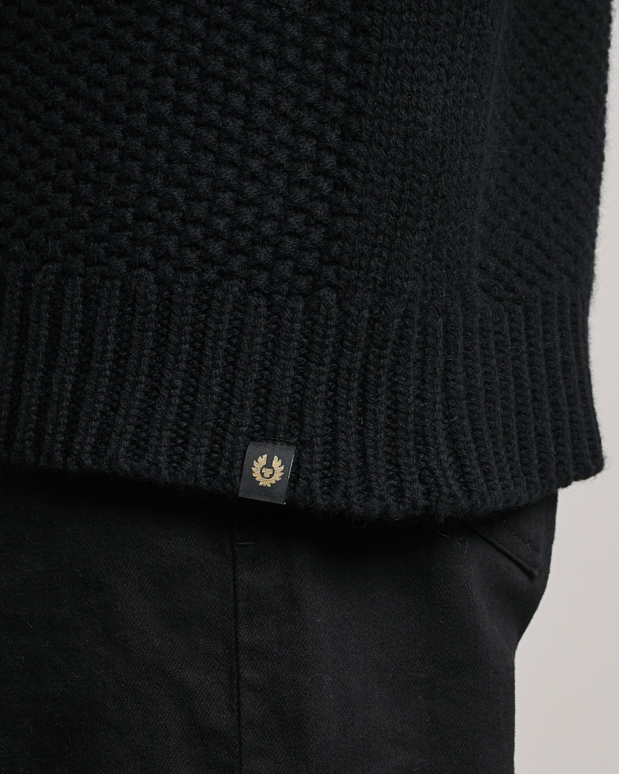 Men | Sweaters & Knitwear | Belstaff | Manor Wool Rollneck Black