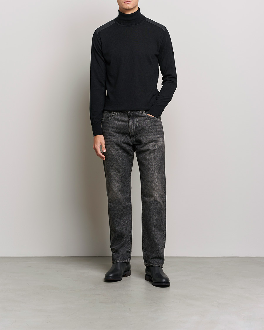Men | Sweaters & Knitwear | Belstaff | Kingsland Merino Rollneck Black