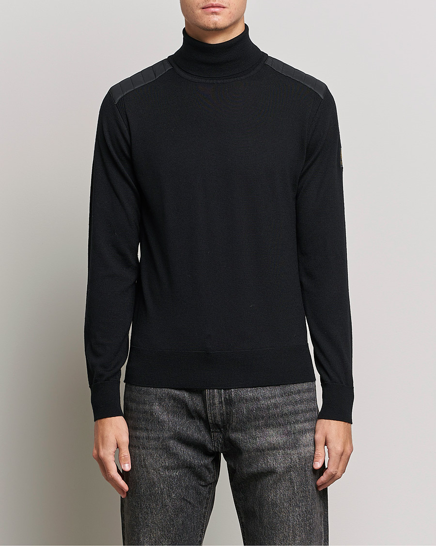 belstaff engineered roll neck