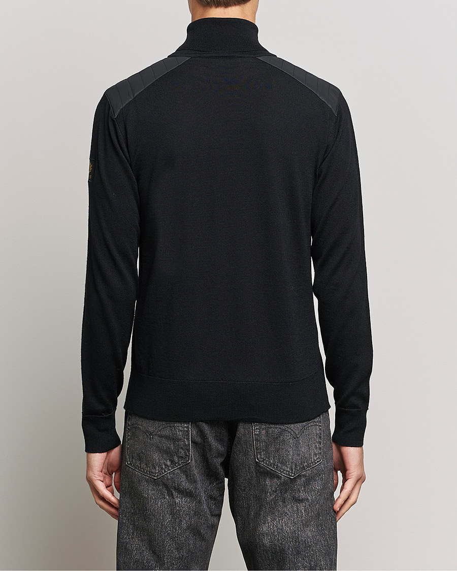 Men | Sweaters & Knitwear | Belstaff | Kingsland Merino Rollneck Black