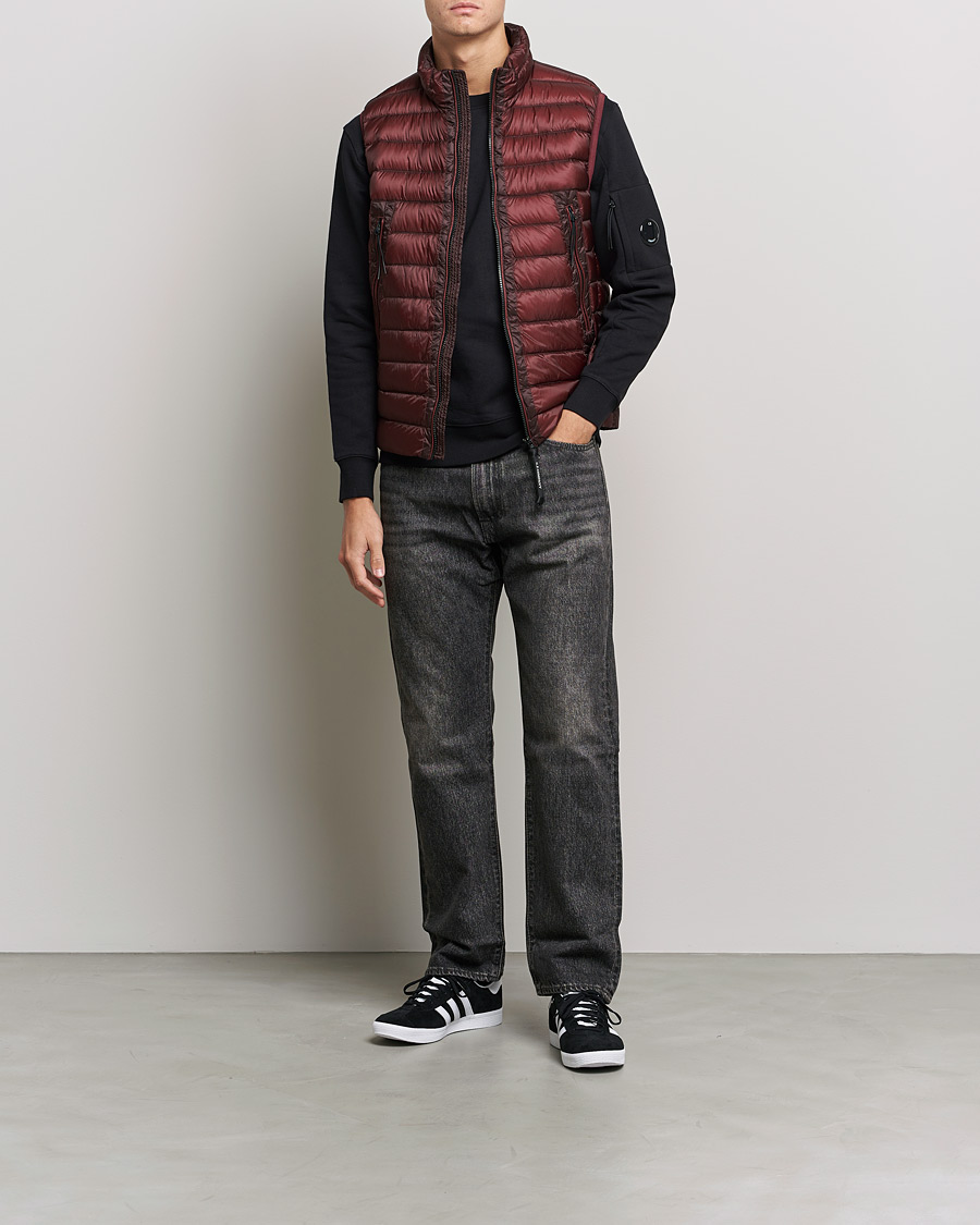 Men | Coats & Jackets | C.P. Company | DD Shell Padded Down Vest Wine