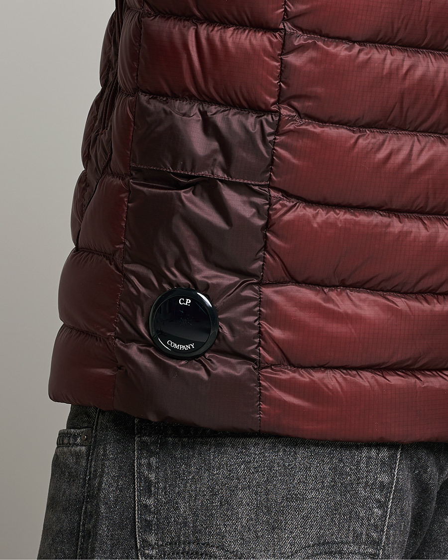 Men | Coats & Jackets | C.P. Company | DD Shell Padded Down Vest Wine