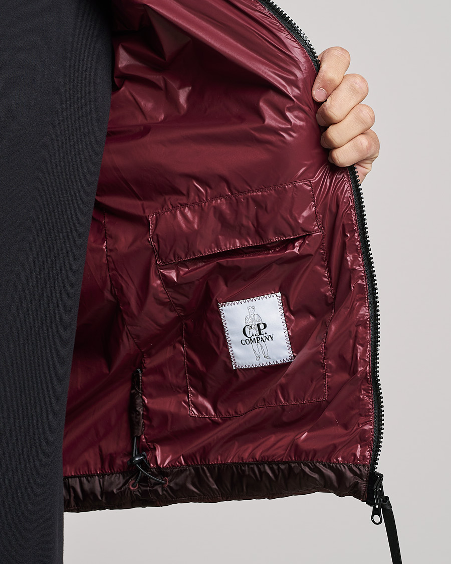 Men | Coats & Jackets | C.P. Company | DD Shell Padded Down Vest Wine