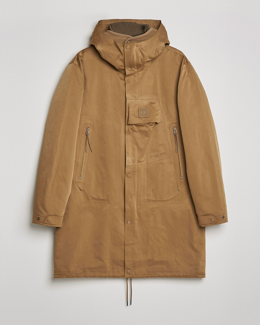 Men | Coats & Jackets | C.P. Company | Metropolis A.A.C. Two in One Down Parka Khaki Brown