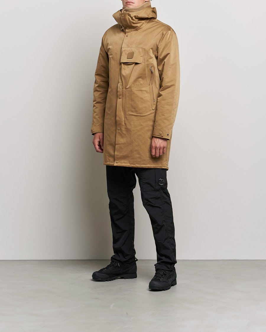 Men | Coats & Jackets | C.P. Company | Metropolis A.A.C. Two in One Down Parka Khaki Brown