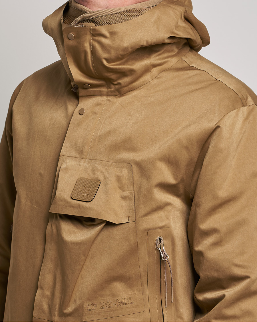 Men | Coats & Jackets | C.P. Company | Metropolis A.A.C. Two in One Down Parka Khaki Brown
