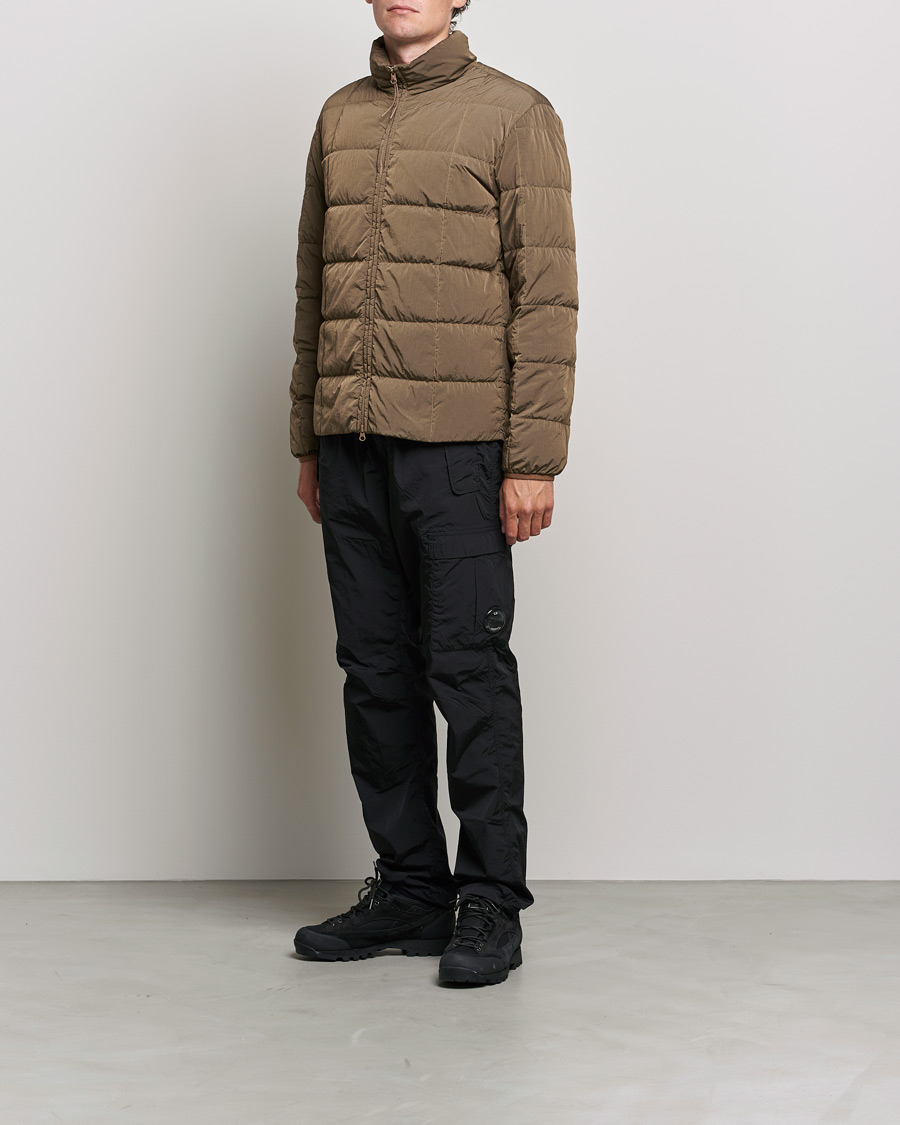 Men | Coats & Jackets | C.P. Company | Metropolis A.A.C. Two in One Down Parka Khaki Brown