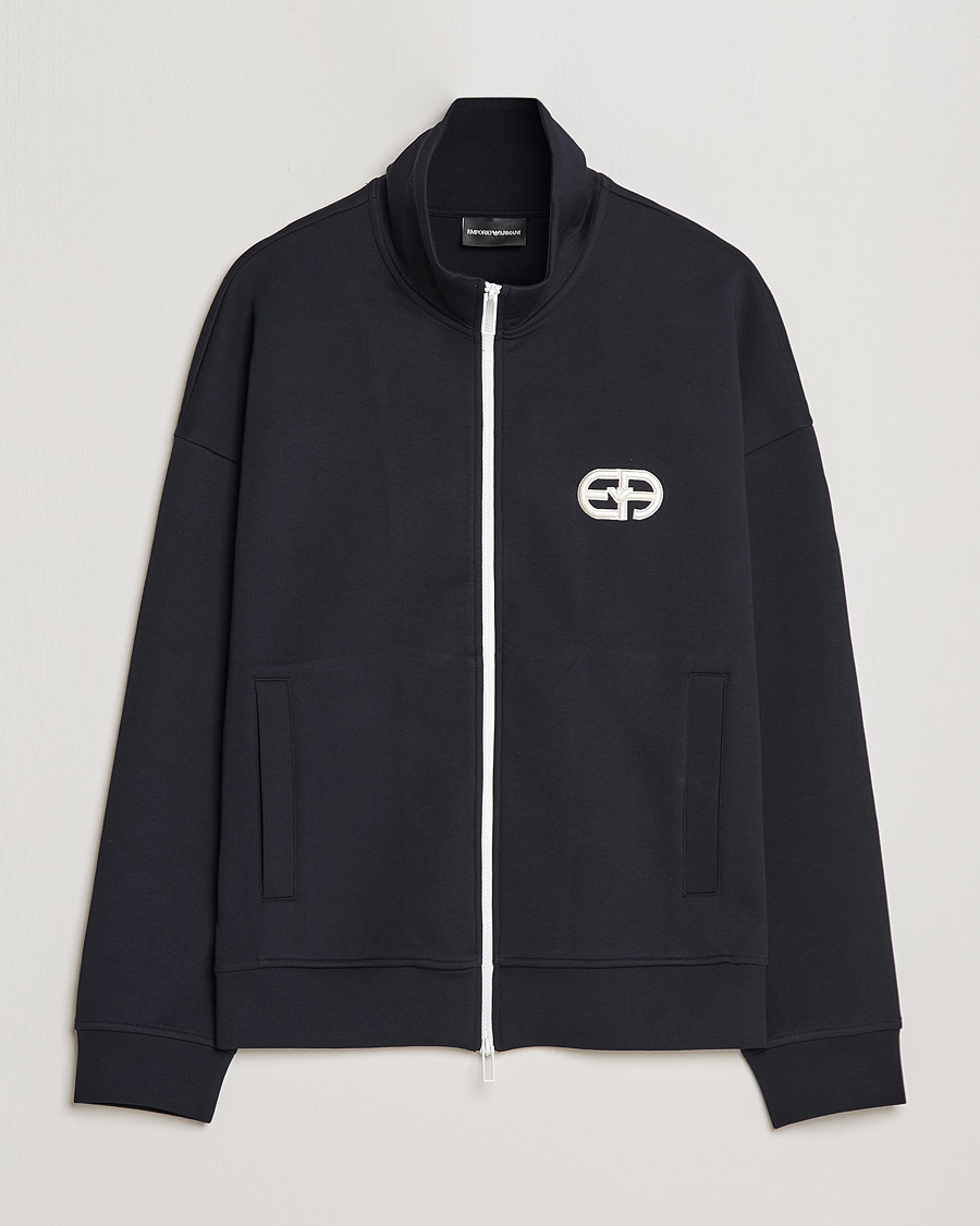 Men | Sweaters & Knitwear | Emporio Armani | Wool Cardigan Dark Navy