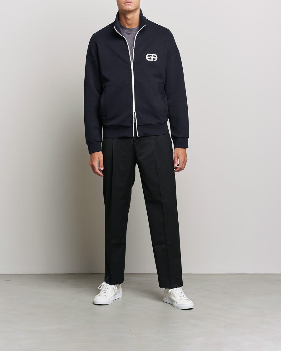 Men | Sweaters & Knitwear | Emporio Armani | Wool Cardigan Dark Navy