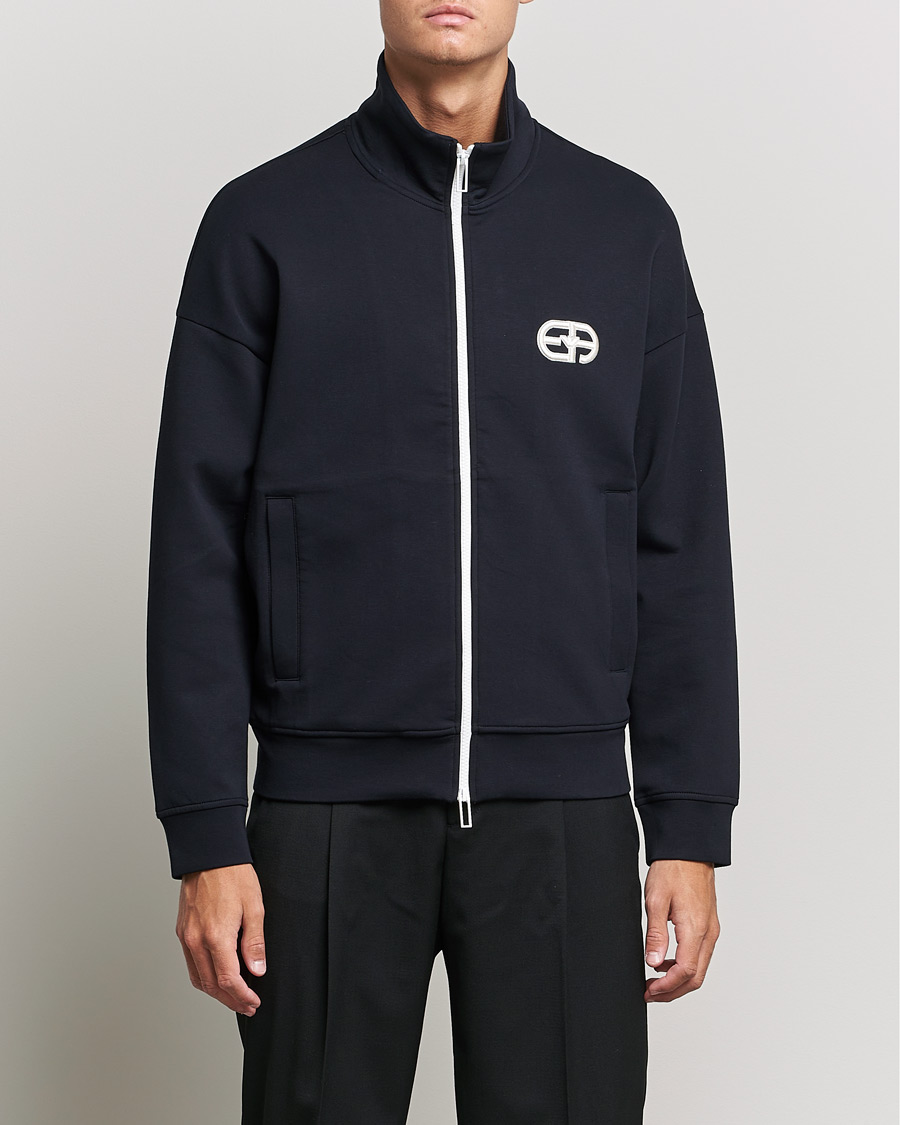 Men | Sweaters & Knitwear | Emporio Armani | Wool Cardigan Dark Navy