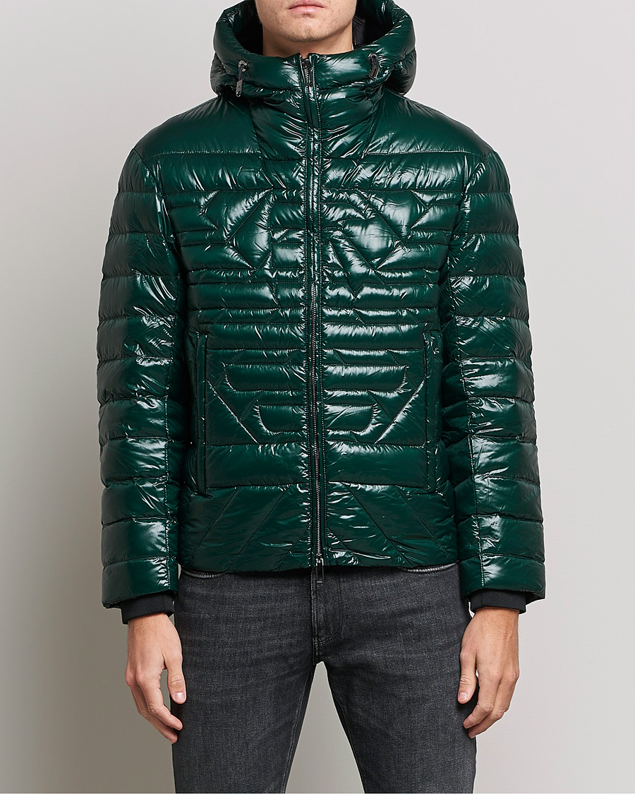 Men |  | Emporio Armani | Light Weight Down Jacket Green