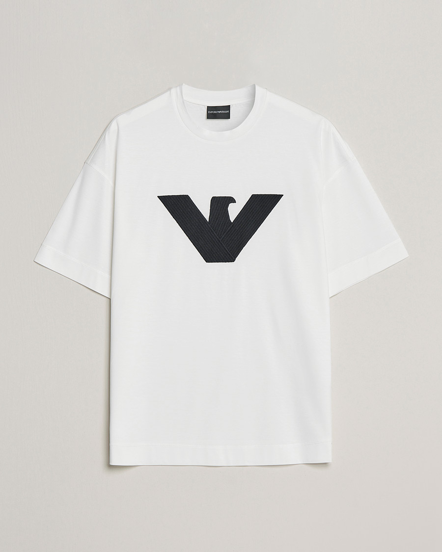 Men | T-Shirts | Emporio Armani | Logo Cotton Tee White