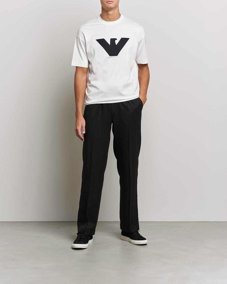 Men | T-Shirts | Emporio Armani | Logo Cotton Tee White