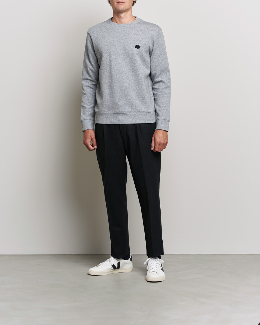 Men | Sweaters & Knitwear | Emporio Armani | Cotton Sweatshirt Grey