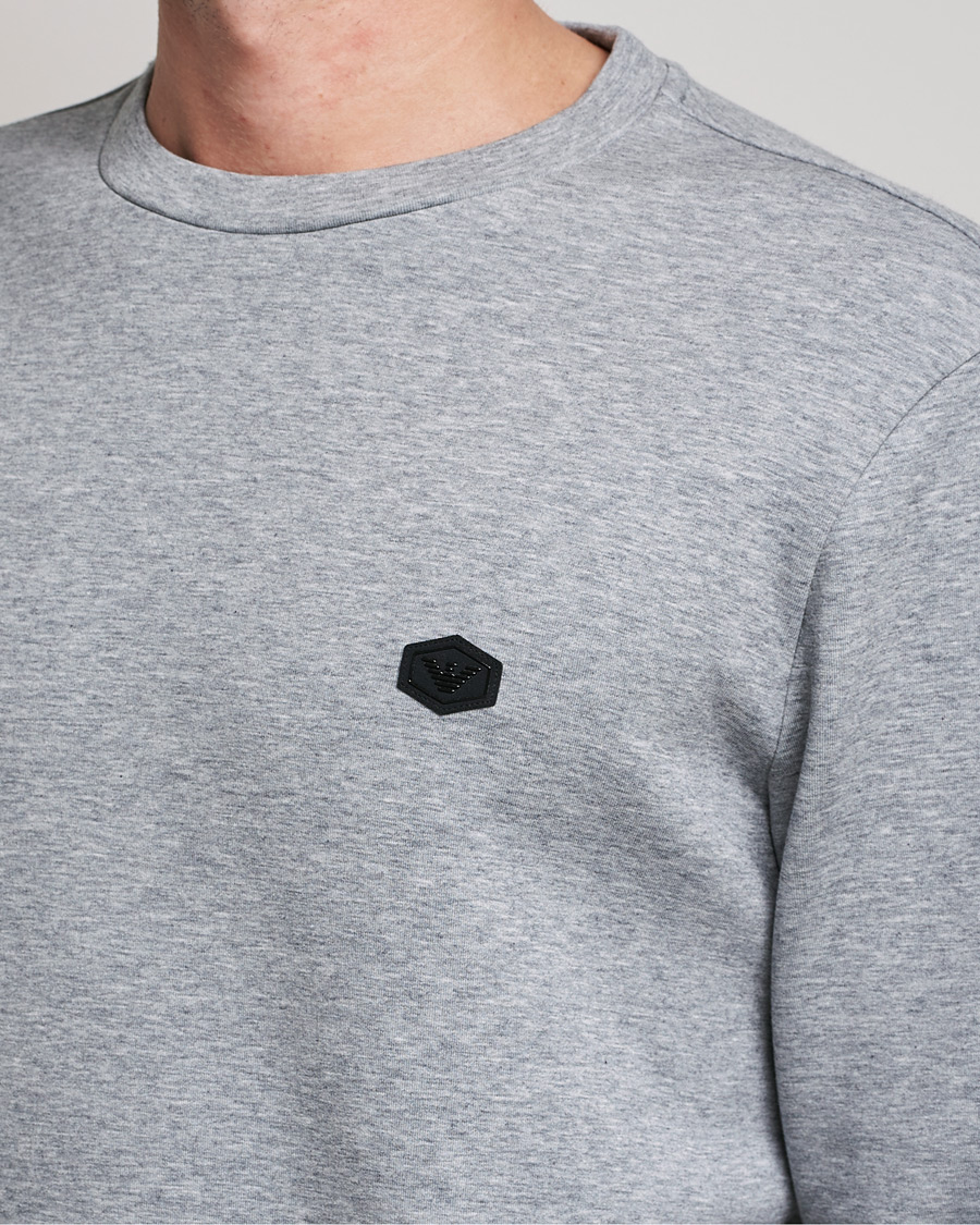 Men | Sweaters & Knitwear | Emporio Armani | Cotton Sweatshirt Grey