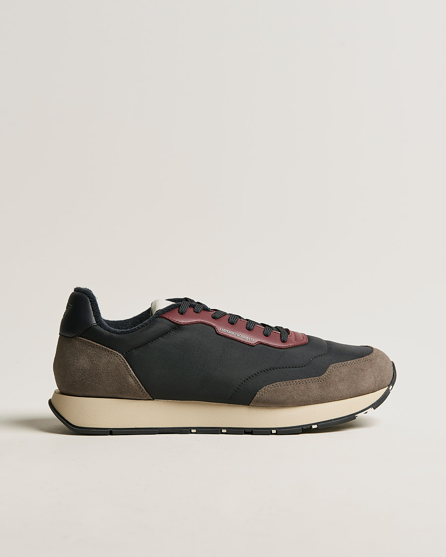 Men | Emporio Armani Running Sneaker Black | Emporio Armani | Running Sneaker Black