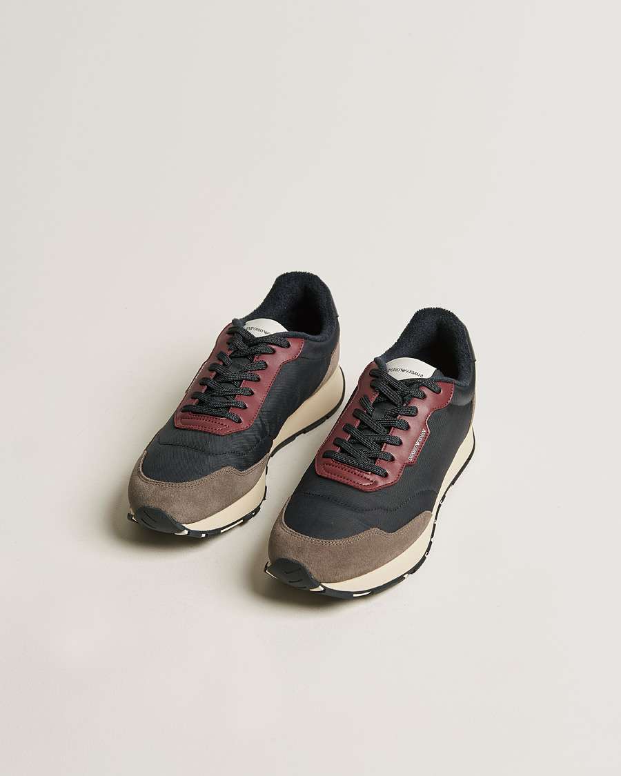 Men | Shoes | Emporio Armani | Running Sneaker Black