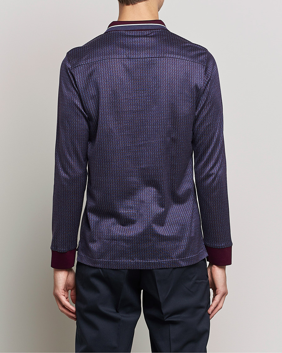 Men | Sweaters & Knitwear | Eton | Jacuard Polo Shirt Red