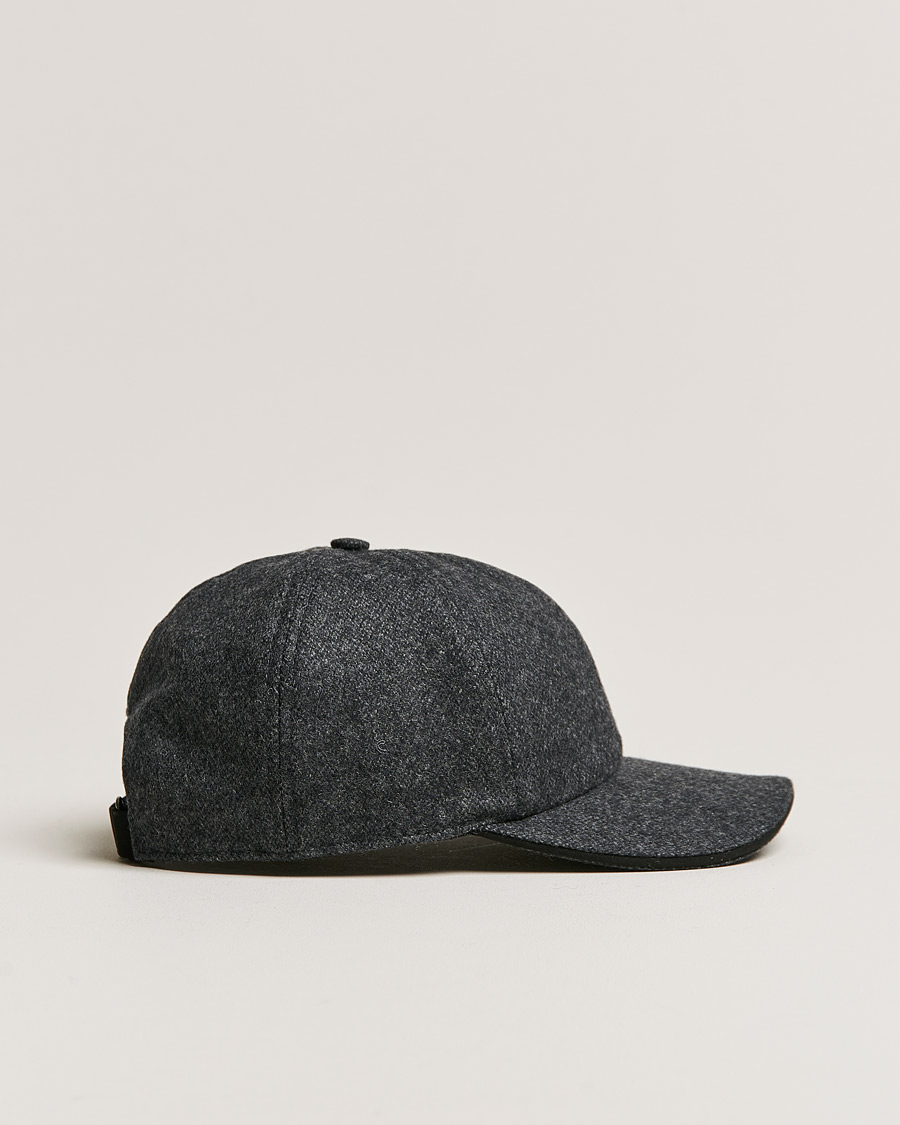 Men | Eton Wool Baseboll Cap Grey | Eton | Wool Baseboll Cap Grey
