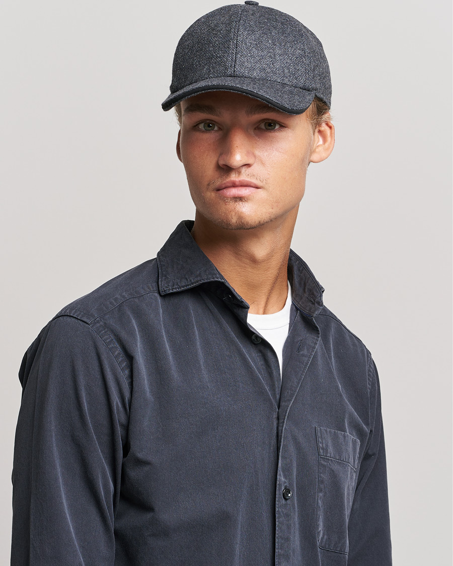 Men | Hats & Caps | Eton | Wool Baseboll Cap Grey