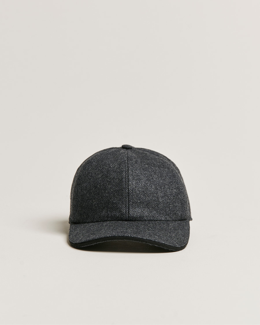 Men | Eton Wool Baseboll Cap Grey | Eton | Wool Baseboll Cap Grey