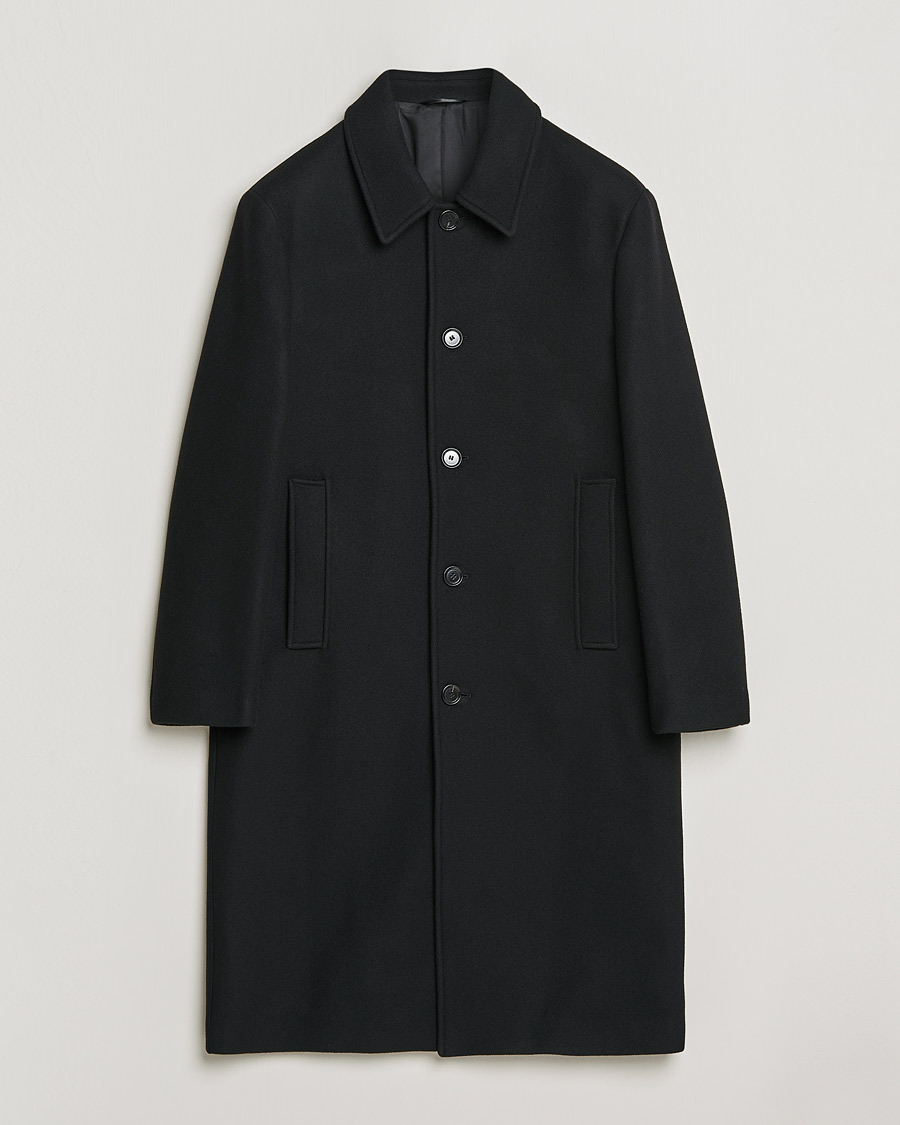 Men | Coats & Jackets | Filippa K | Berlin Wool Coat Black